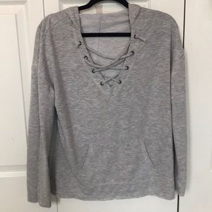 Mossimo Supply Co hood long sleeve shirt